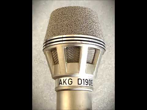 Early 1980's AKG Model D190E Dynamic Microphone, great working condition (hear) image 7