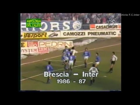 1986-87 (17^ - 01-02-1987) Brescia-INTER 0-1 [Passarella] HLTS Telenova