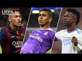 NEYMAR, CASEMIRO, VINÍCIUS JÚNIOR | Brazilian goal scorers in the #UCL Final!