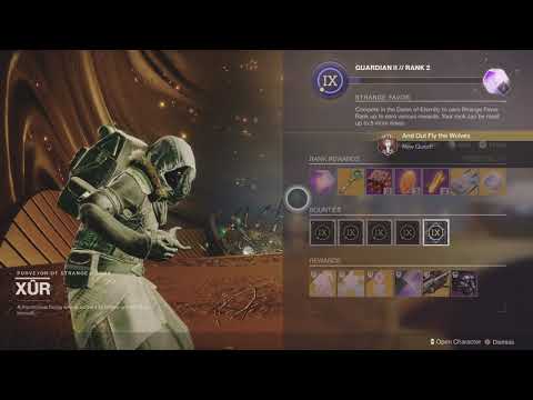 Pick Up Gjallarhorn Quest | And Out Fly The Wolves (Xûr's Treasure Hoard | Eternity | Destiny 2)