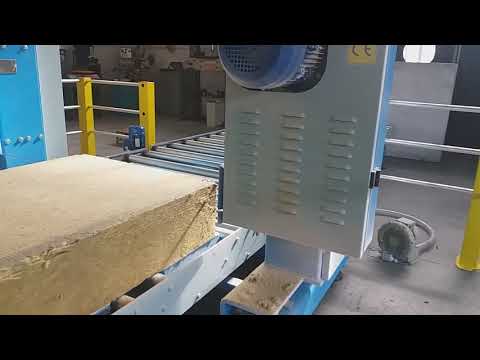 Horizontal cutting machine, CUTTING WITH blade and fastwire