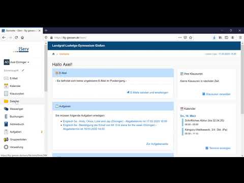 Mr. D´s IServ how to - Dateienablage und Gruppenordner finden