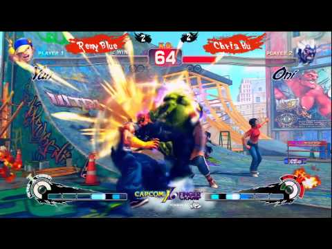 USF4 Exhibition Remy Blue (Yun) Vs Chris Hu (Oni) FT5 Ultra Street Fighter 4.Remy vs Chris
