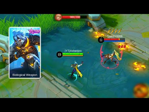 Hayabusa Biological Weapon July Starlight | Skill Effect 2D + 3D | Mobile Legends Bang Bang