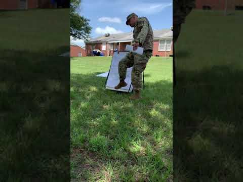 SPC Rodriguez locate an unknown point on the ground by intersection