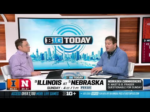 Weekend Preview: Nebraska vs. Illinois Highlights Big Ten Basketball Slate