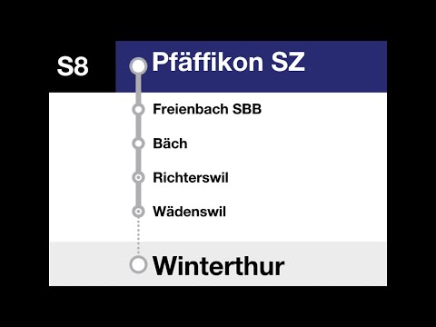ZVV Ansagen - S8 Pfäffikon SZ-Winterthur