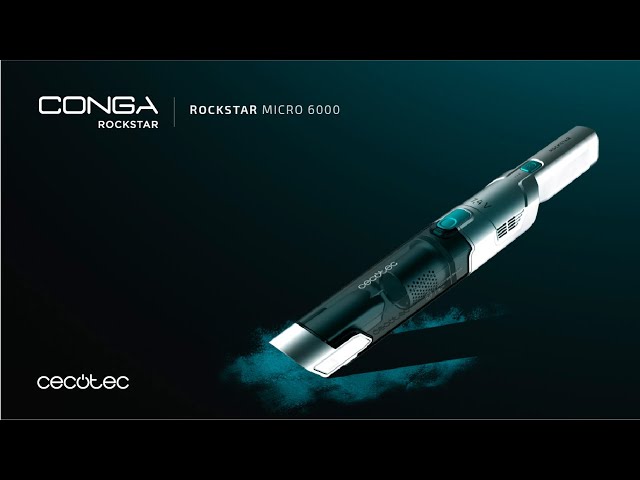 Cecotec Conga RockStar Micro 6000 Aspirador de Mano video