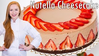 Strawberry Nutella Cheesecake by Tatyana's Everyday Food