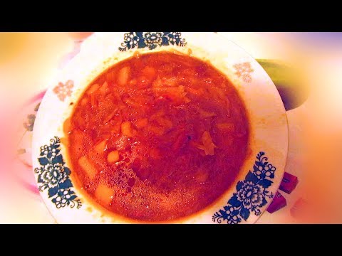 Борщ с фасолью / Кулинарные рецепты