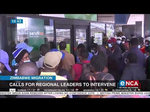 Zimbabwe Migration Calls for regional leaders to intervene
