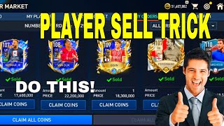 INSANE TRICK!! 😈 HOW TO SELL PLAYERS FASTLY IN FIFA MOBILE!? 🔥 | FIFA MOBILE 23