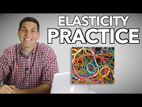 Elasticity Practice- Supply and Demand