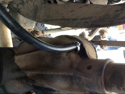 Venting differential on Jeep Wrangler YJ