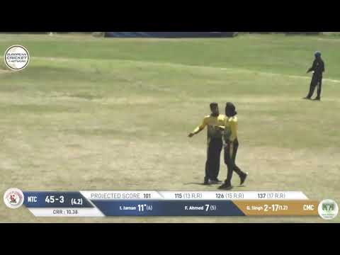 MOM: G.Singh - CMC vs NTC | Highlights | European Cricket Series Cyprus T10 Day 2 | Cyprus