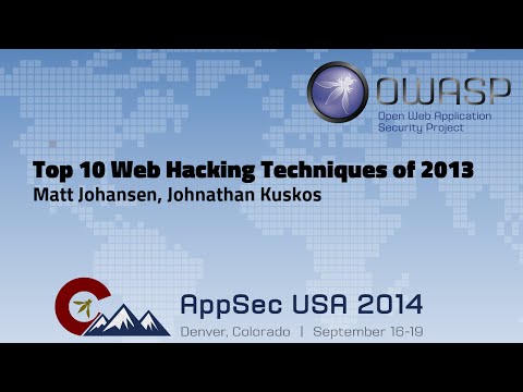 Image thumbnail for talk Top 10 Web Hacking Techniques of 2013