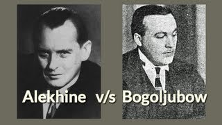 preview picture of video 'Alekhine v/s Bogojlubow'