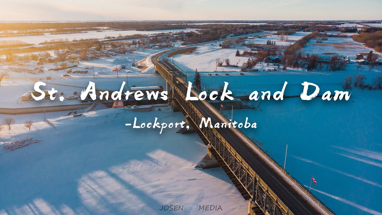 Fly in minus 30 | St. Andrews Lock and Dam | Lockport Manitoba | DJI Mavic Air | 4K Cinematic Film