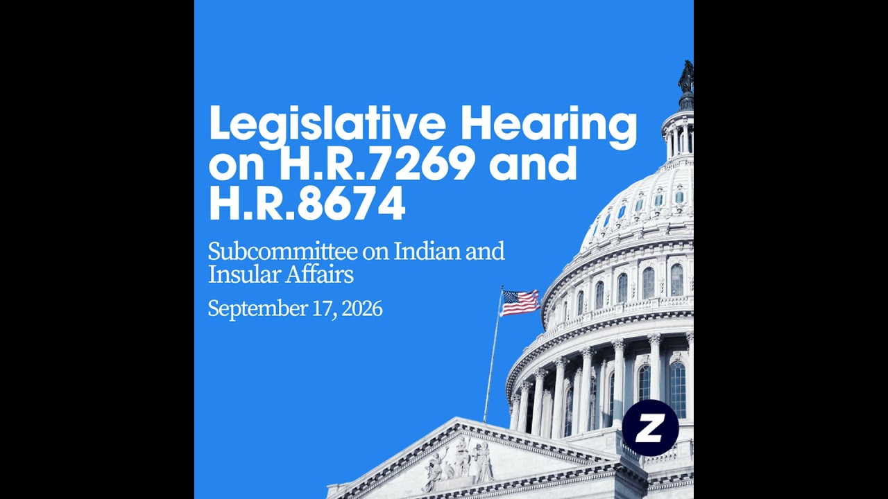 Video: Rep. Randall testifies in support of H.R. 7269 to let Puyallup Tribe manage $22M settlement trust