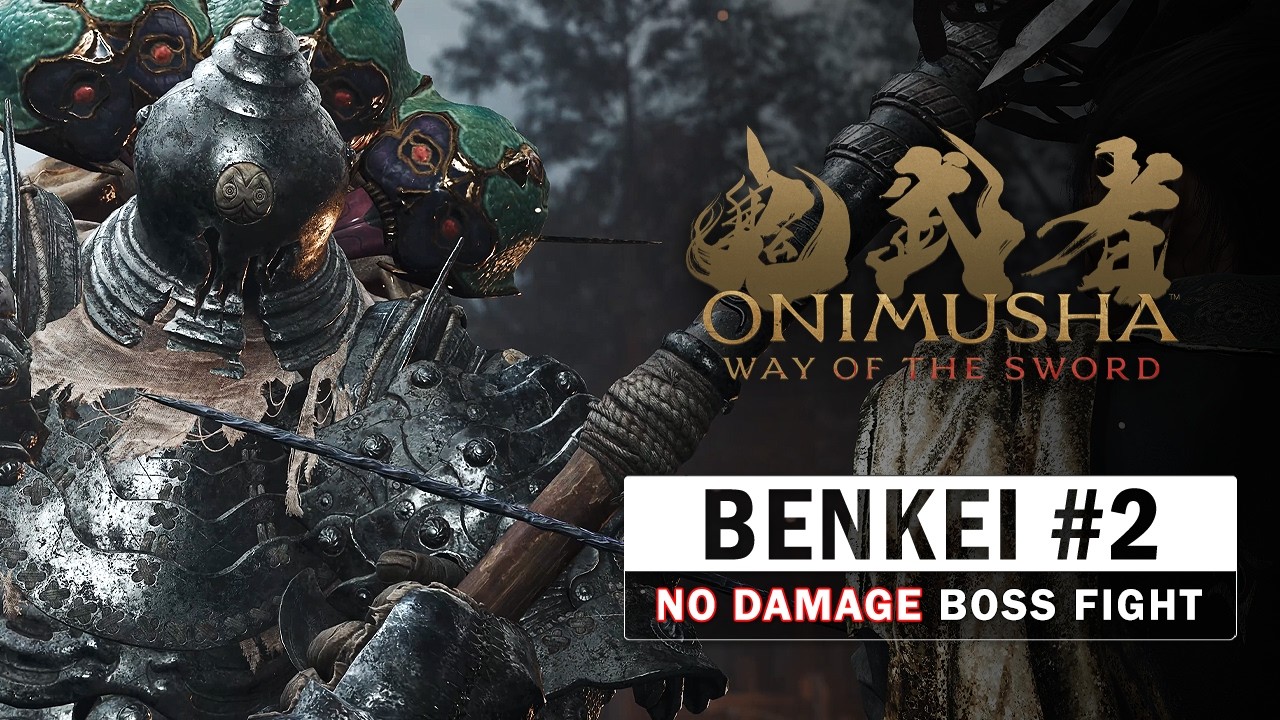 Onimusha: Way of the Sword - Benkei #2 Boss Fight (No Damage)