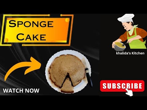 Easy Sponge Cake Recipe || Cake Recipe without Oven || No Oven No Blender || #spongecake