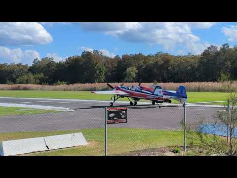 Yak 110 departure from YSPT Southport Airport for the Pacific Airshow Gold Coast 2023