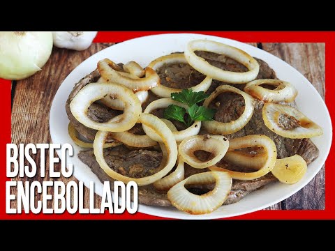 😋 Cómo Hacer BISTEC ENCEBOLLADO ► Receta de Bistec de Res Encebollado: Listo en 5 MINUTOS ❗