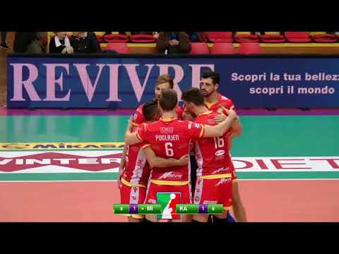 Superlega Unipolsai: Highlights Revivre Milano - Bunge Ravenna 1-3