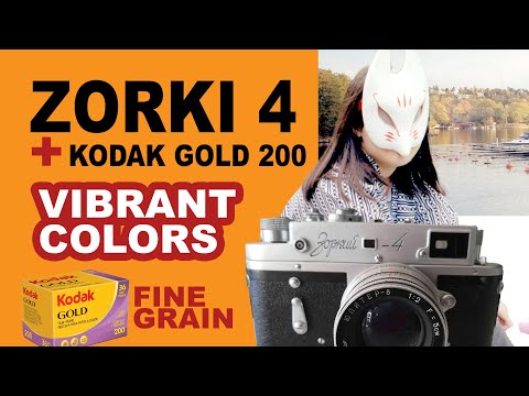 1950's Zorki 4 + Jupiter 8: Classic Manual Film Rangefinder with Kodak Gold 200!