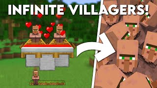 Minecraft EASIEST Villager Breeder Tutorial - INFINITE Villagers