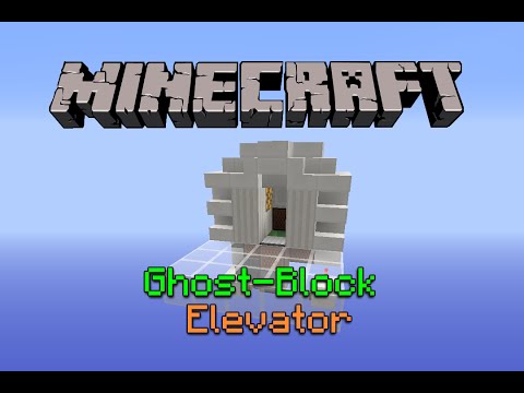 1.8 - Ghost Block elevator - Minecraft Redstone