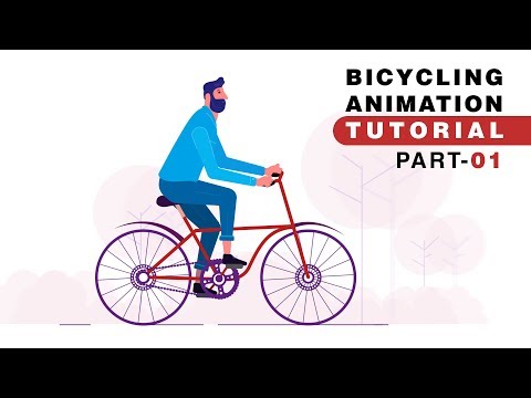 Motion Graphics Bicycle Gears Animation in After Effects Tutorial