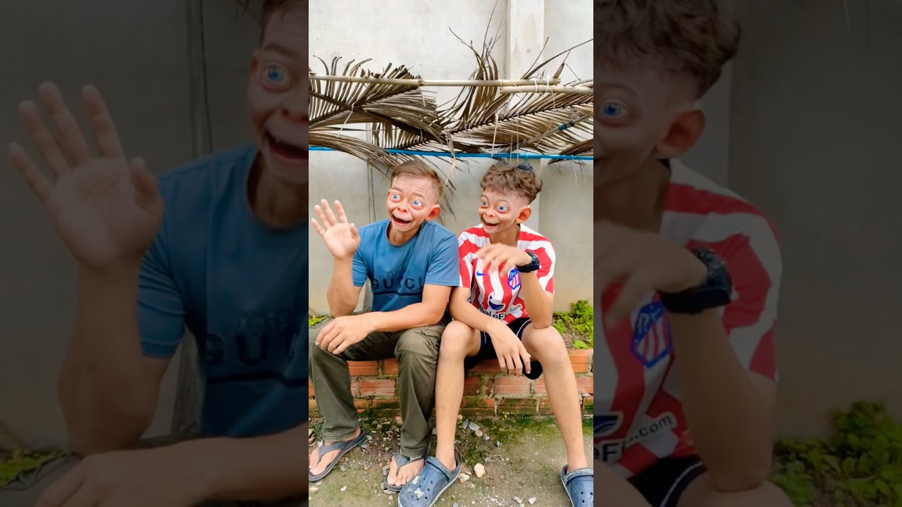 Hello both boys,please come here…🫨#scary #monster #shorts #shortvideo