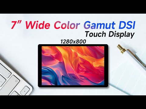 7inch touchscreen, DSI Lcd, capacitive touch display, for Raspberry Pi, IPS, 1280×800 resolution