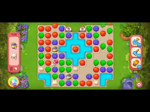 Gardenscapes Level 4110 [Hard Level] #androidgamesplay #viralvideo #tranding #gardenscapesgameplay