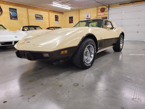 1977 Tan Corvette 4spd For Sale Video