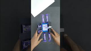 dairy milk chocolate birthday gift box making idea #shorts #birthday #chocolate