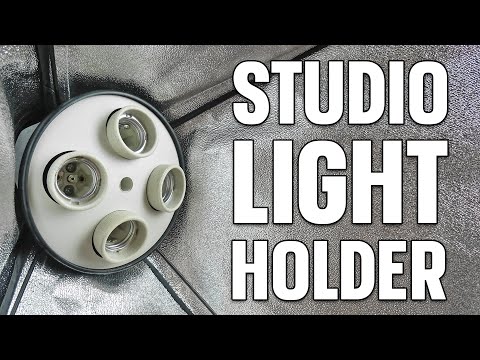 4in1 Photography Light Socket - Super Lamp Holder SLH3 - E27 Studio Light Holder