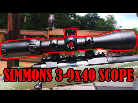 Simmons 3-9x40 Rifle Scope Review!