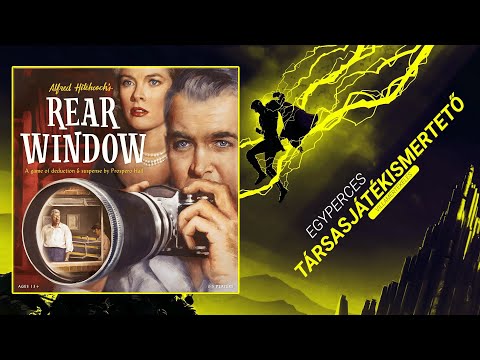 #413. Rear Window | Egyperces társasjátékismertető - Game-Obscura