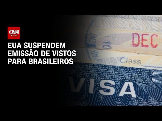 EUA suspendem, por tempo indeterminado, emissão de vistos para brasileiros | BASTIDORES CNN