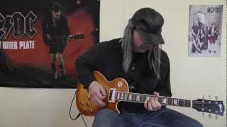 Krokus - Bailout Blues - with Solo - cover by RhythmGuitarX