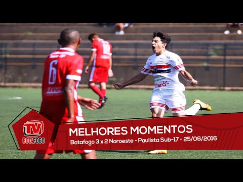 MELHORES MOMENTOS - Botafogo 3x2 Noroeste - Paulista Sub-17 - 25/06/2016