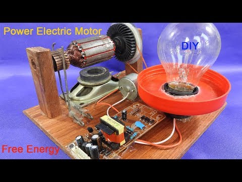 Work 100% power electric motor generator 12v make free energy using magnets - Science Project 2018 Video