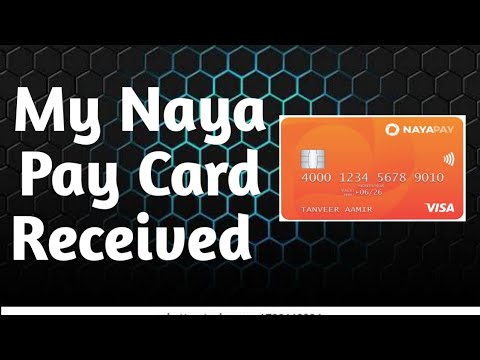 I received Naya pay Card