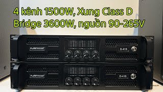 Lô đẩy 2 kênh - 4 kênh 1500w chính hãng nội địa nguyên tem hãng. Giá rất rẻ chơi sự kiện ngon.