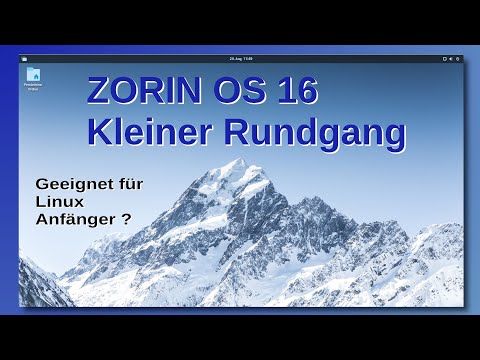 Zorin OS 16 - Linux Operating System for Beginners - A Tour - GERMAN - Installing Zorin OS