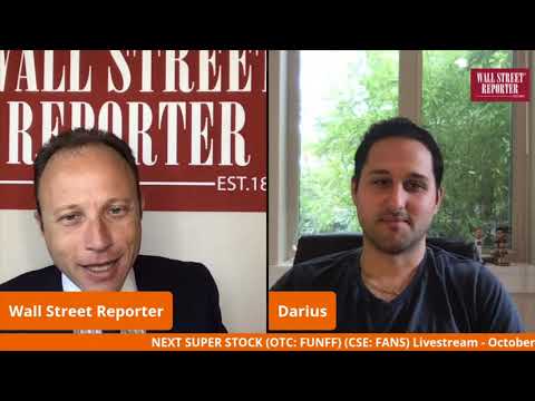 FansUnite (OTC: FUNFF) Next Super Stock LiveChat 10/1/20