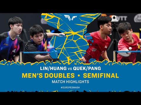 Lin/Huang vs Quek/Pang | MD SF | #EuropeSmash 2025
