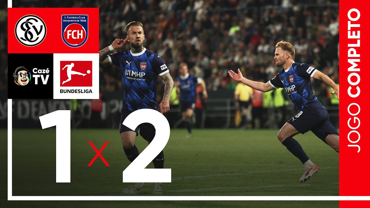 AO VIVO: ELVERSBERG X HEIDENHEIM | PLAYOFF DO REBAIXAMENTO | JOGO DE VOLTA | BUNDESLIGA 2024/25